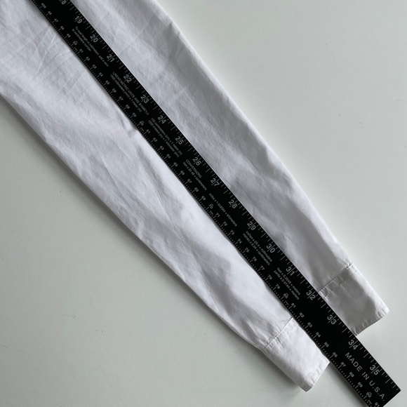 Hannes Roether Avant Garde Shirt 2XL White Button Up Cotton Crinkle Thin Summer - Picture 7 of 11